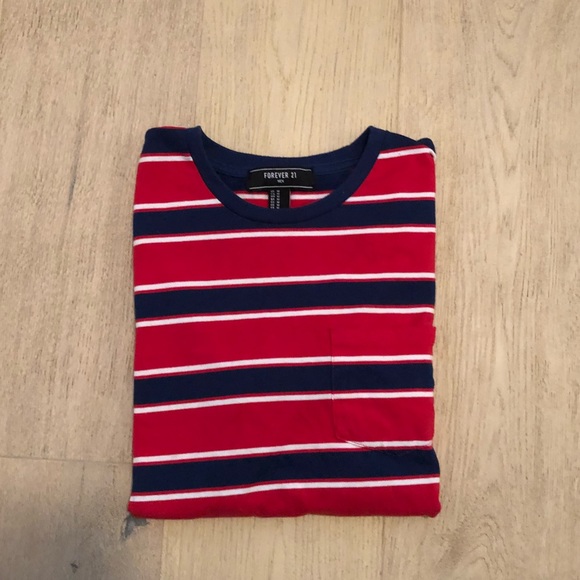 Men’s FOREVER 21 Striped t-shirt - Picture 3 of 4